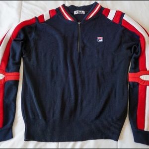 Vintage Fila tennis sweater
